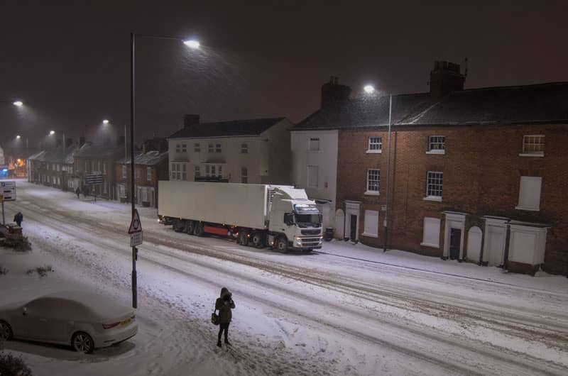 winter hgv driving tips