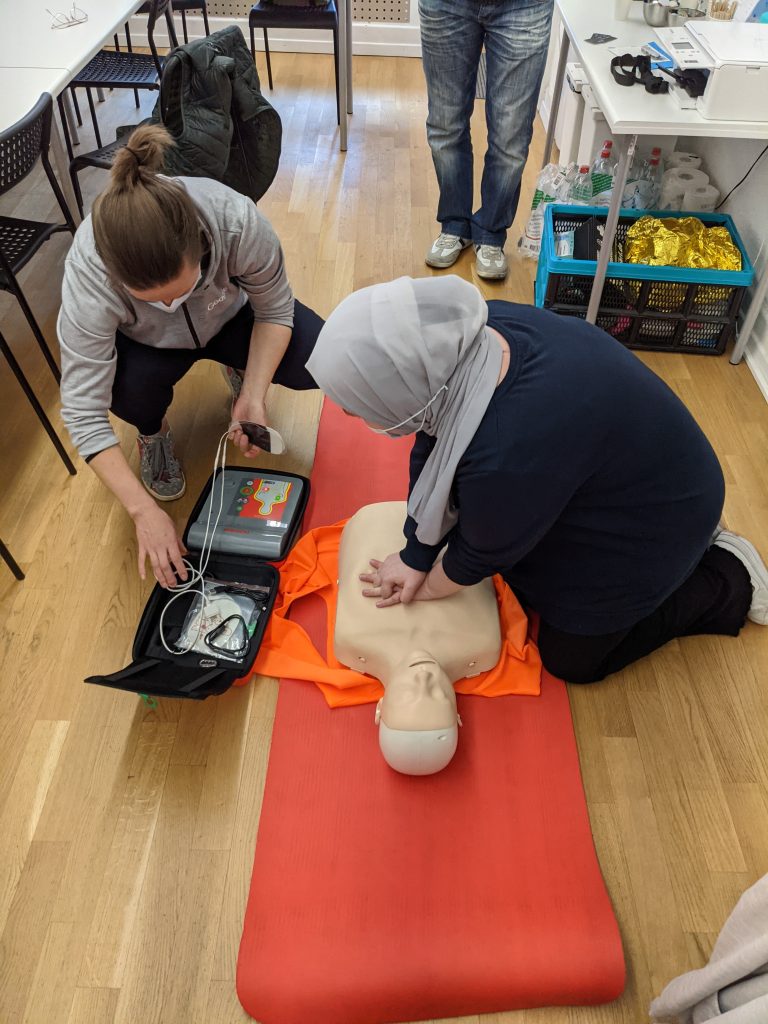 first aid course warrington